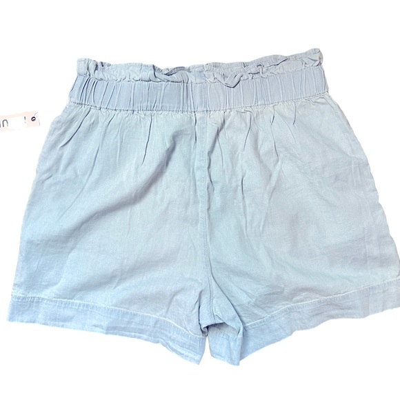 MAUBY WOMEN’S HIGH-WAISTED LIGHTWEIGHT CHAMBRAY SHORTS - NWT! - Picture 3 of 4